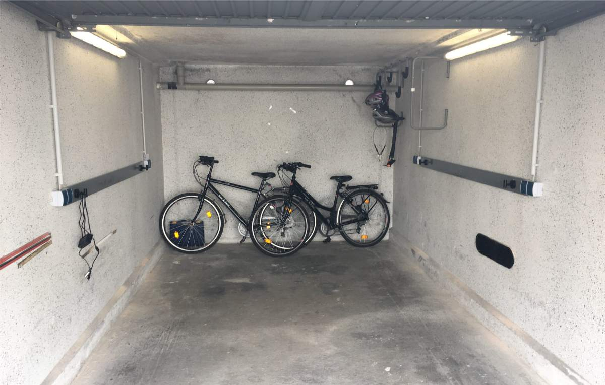 Garage für Fahrrad Lagerung